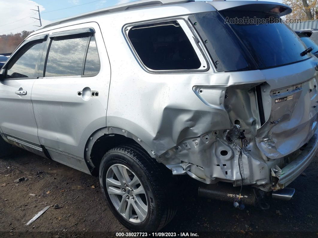 2018 Ford Explorer Xlt Silver vin: 1FM5K8D88JGA74897