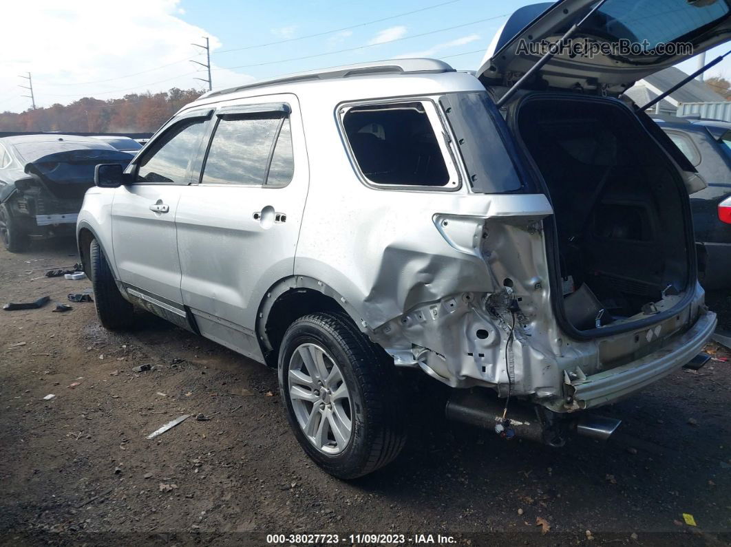 2018 Ford Explorer Xlt Silver vin: 1FM5K8D88JGA74897