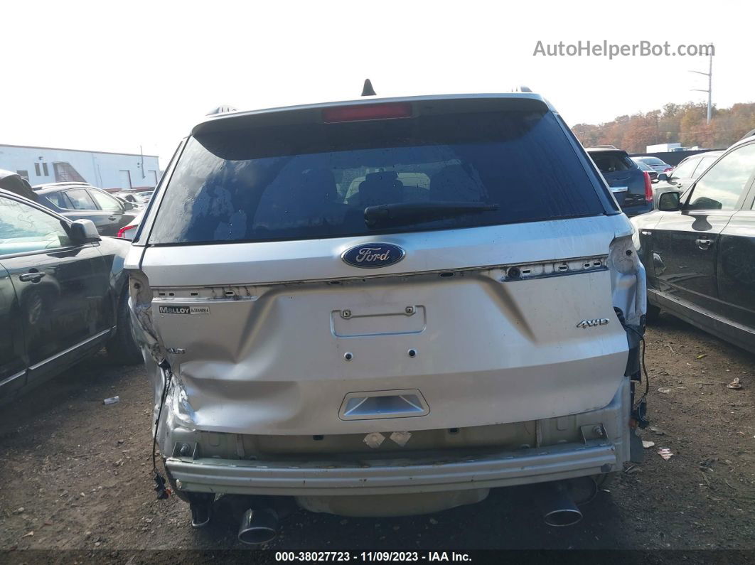 2018 Ford Explorer Xlt Silver vin: 1FM5K8D88JGA74897