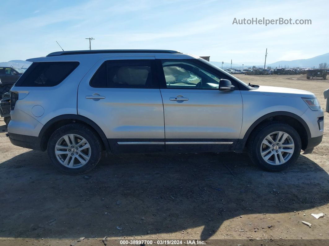 2018 Ford Explorer Xlt Silver vin: 1FM5K8D88JGA96804