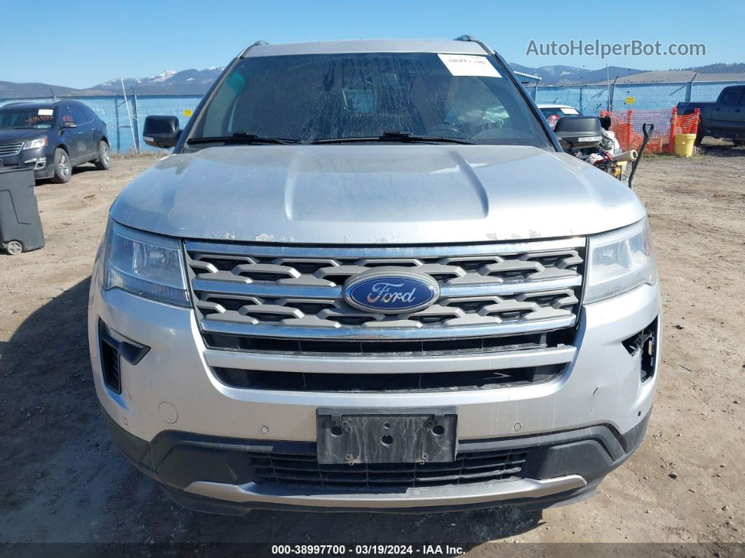 2018 Ford Explorer Xlt Silver vin: 1FM5K8D88JGA96804