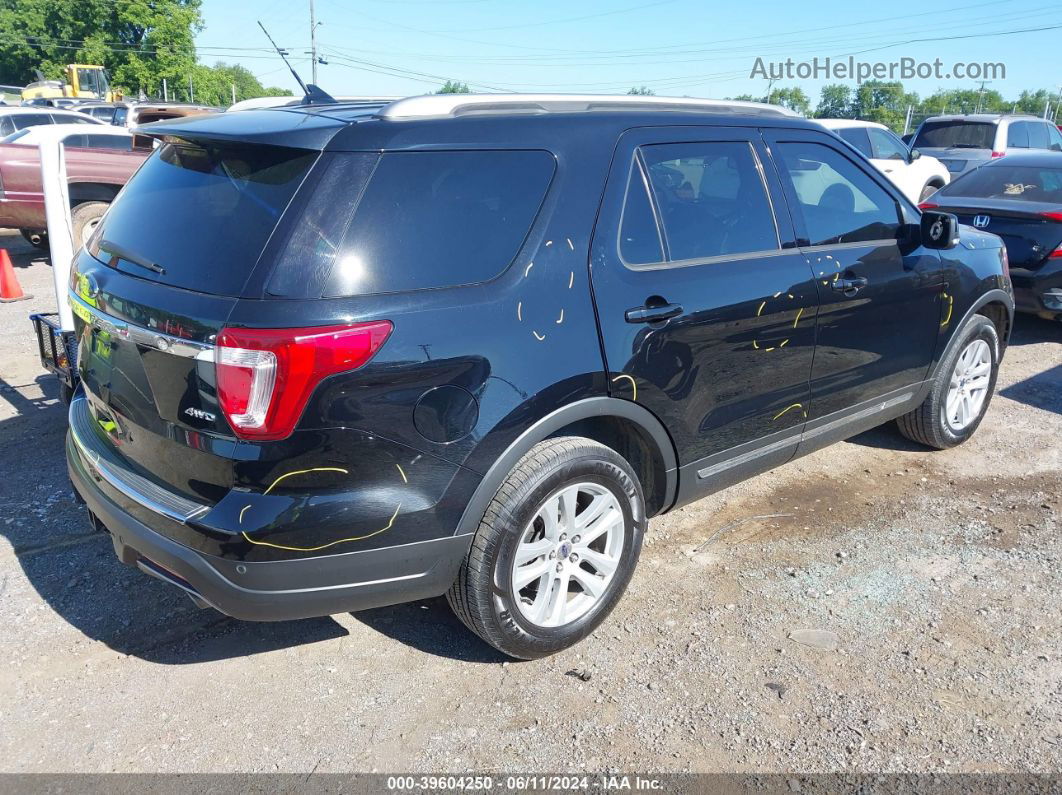 2018 Ford Explorer Xlt Черный vin: 1FM5K8D88JGB02908