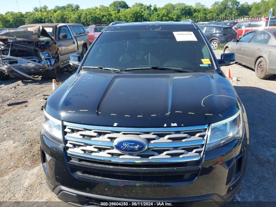 2018 Ford Explorer Xlt Black vin: 1FM5K8D88JGB02908