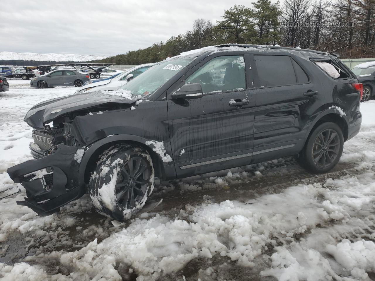 2018 Ford Explorer Xlt Black vin: 1FM5K8D88JGB86616