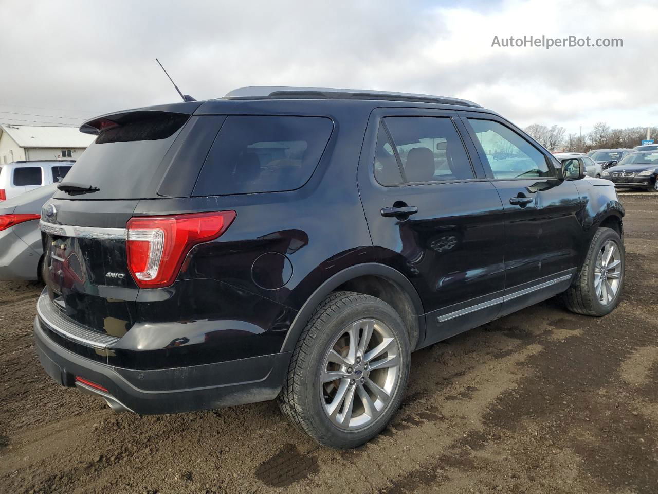 2018 Ford Explorer Xlt Black vin: 1FM5K8D88JGC41226