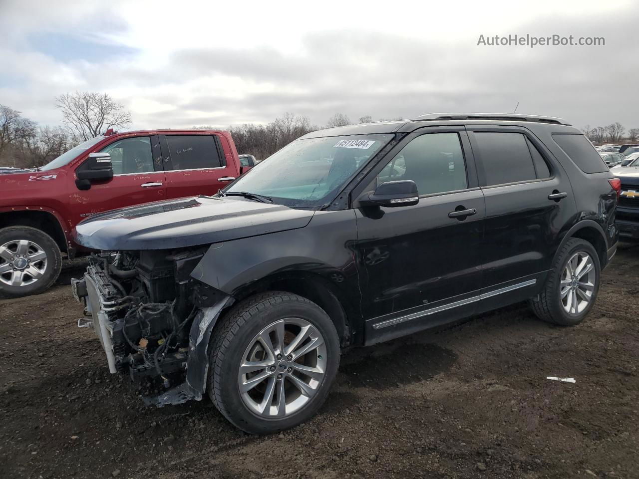 2018 Ford Explorer Xlt Black vin: 1FM5K8D88JGC41226