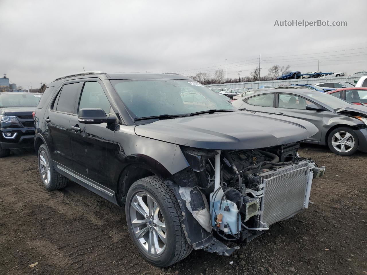 2018 Ford Explorer Xlt Black vin: 1FM5K8D88JGC41226