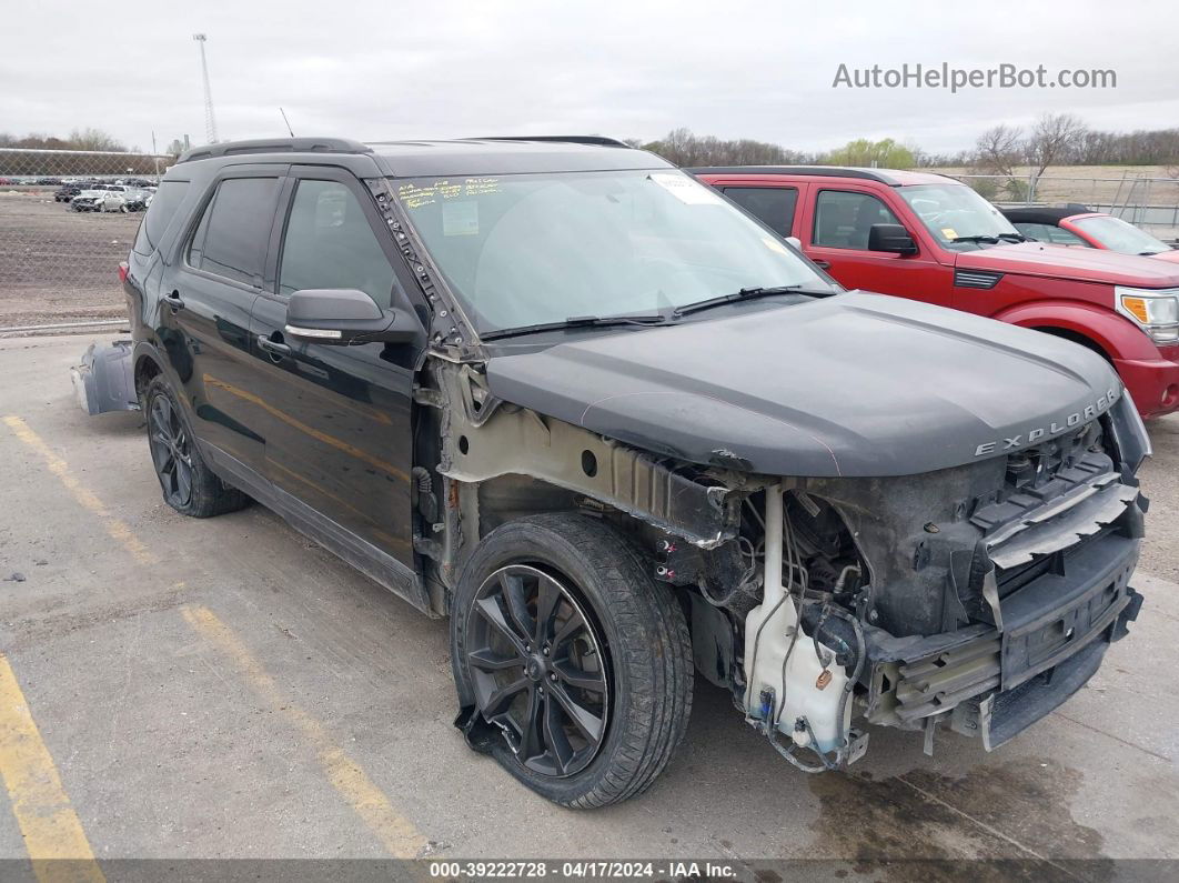 2018 Ford Explorer Xlt Black vin: 1FM5K8D88JGC85968