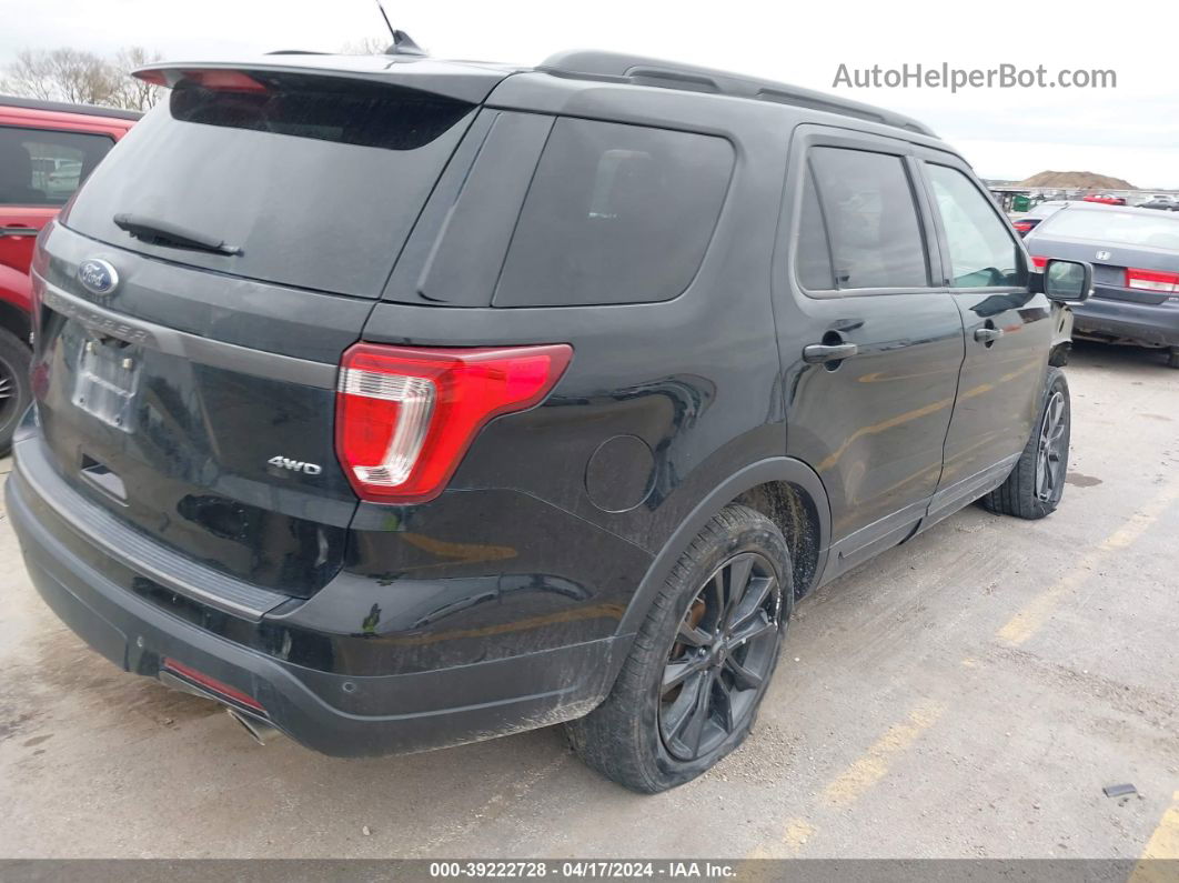 2018 Ford Explorer Xlt Black vin: 1FM5K8D88JGC85968