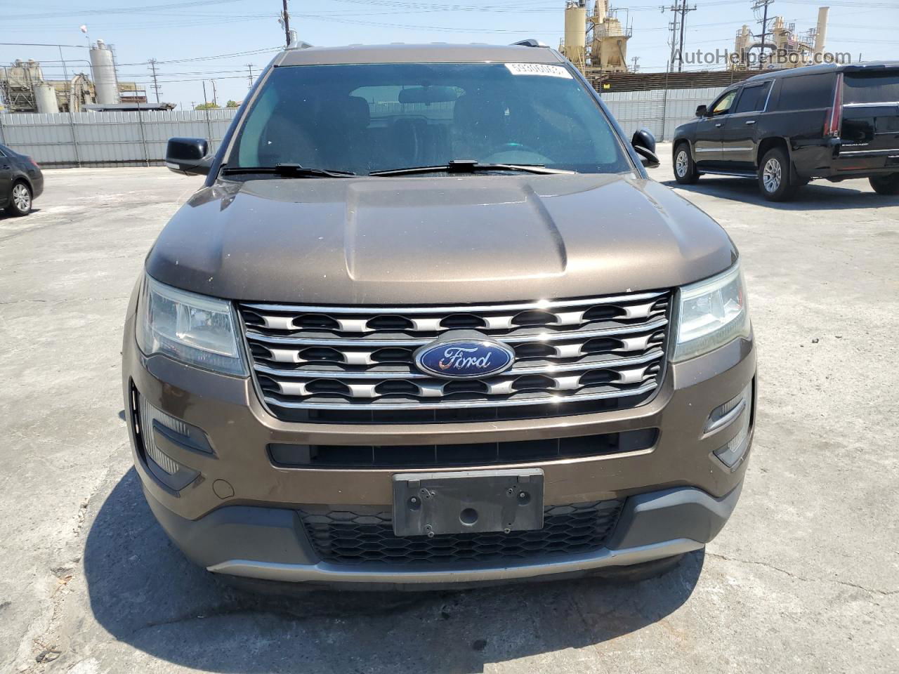 2016 Ford Explorer Xlt Серый vin: 1FM5K8D89GGB63936