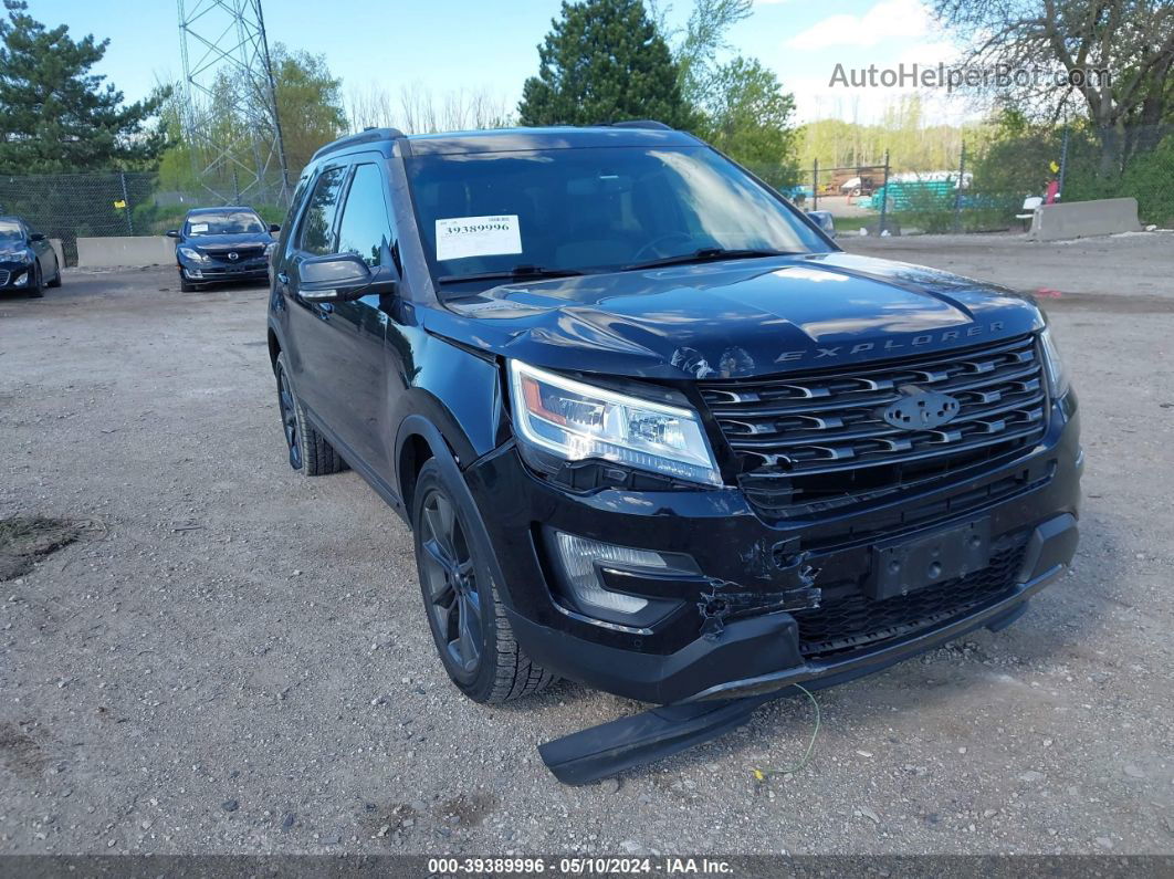 2017 Ford Explorer Xlt Черный vin: 1FM5K8D89HGC47501