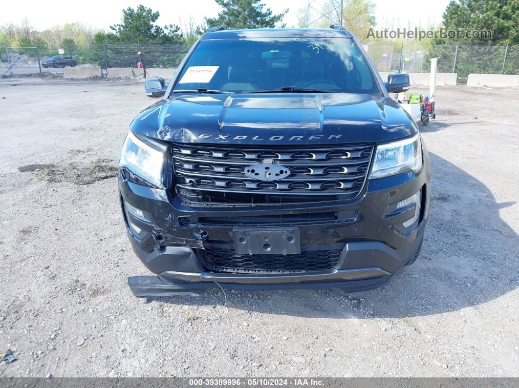 2017 Ford Explorer Xlt Black vin: 1FM5K8D89HGC47501