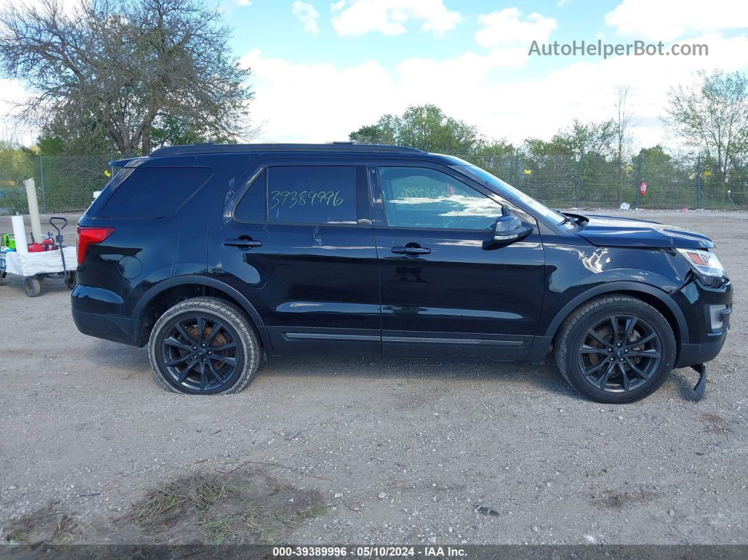 2017 Ford Explorer Xlt Black vin: 1FM5K8D89HGC47501