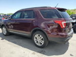 2018 Ford Explorer Xlt Burgundy vin: 1FM5K8D89JGA31637