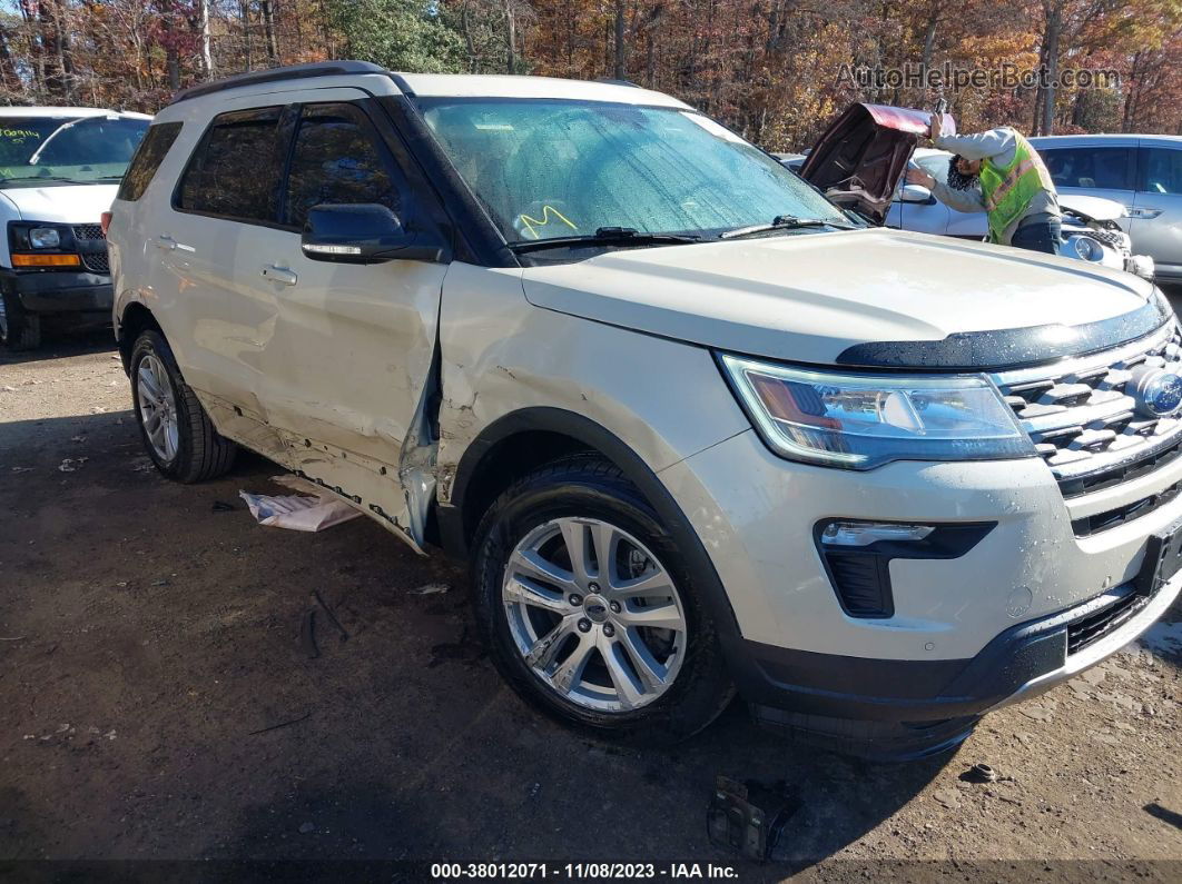 2018 Ford Explorer Xlt Beige vin: 1FM5K8D89JGA34442