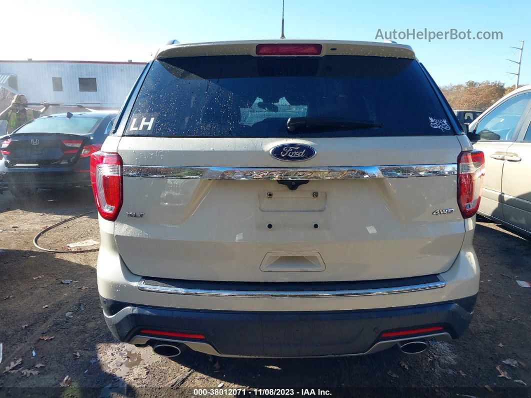 2018 Ford Explorer Xlt Beige vin: 1FM5K8D89JGA34442