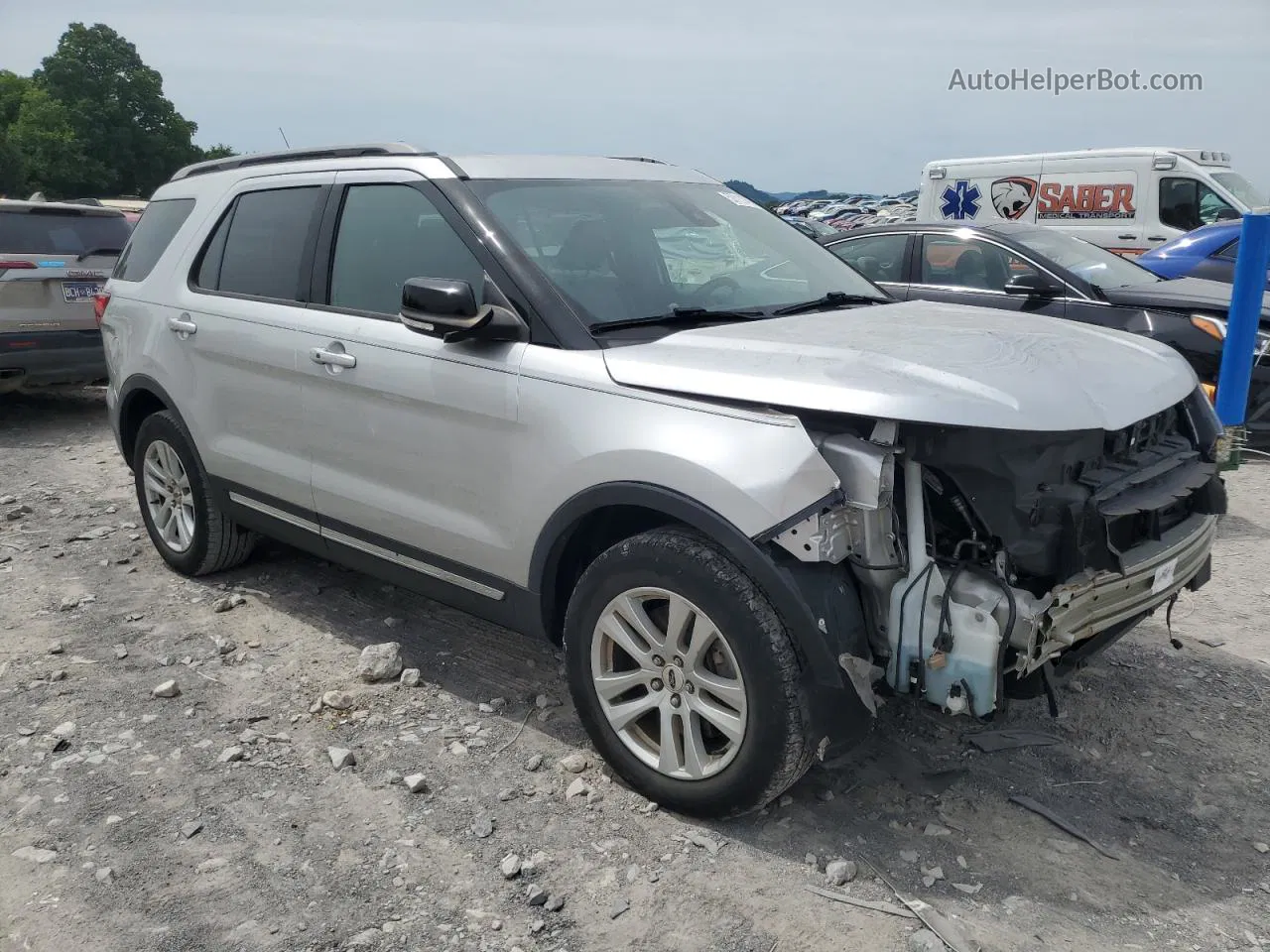 2018 Ford Explorer Xlt Бежевый vin: 1FM5K8D89JGA50446