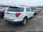 2018 Ford Explorer Xlt White vin: 1FM5K8D89JGB64494