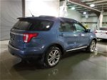 2018 Ford Explorer Xlt Blue vin: 1FM5K8D89JGB83143