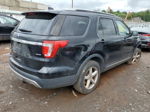 2017 Ford Explorer Xlt Black vin: 1FM5K8D8XHGA45623