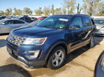 2017 Ford Explorer Xlt Blue vin: 1FM5K8D8XHGA74927