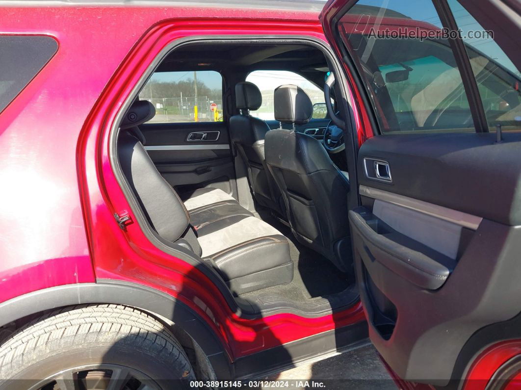 2017 Ford Explorer Xlt Red vin: 1FM5K8D8XHGB26041