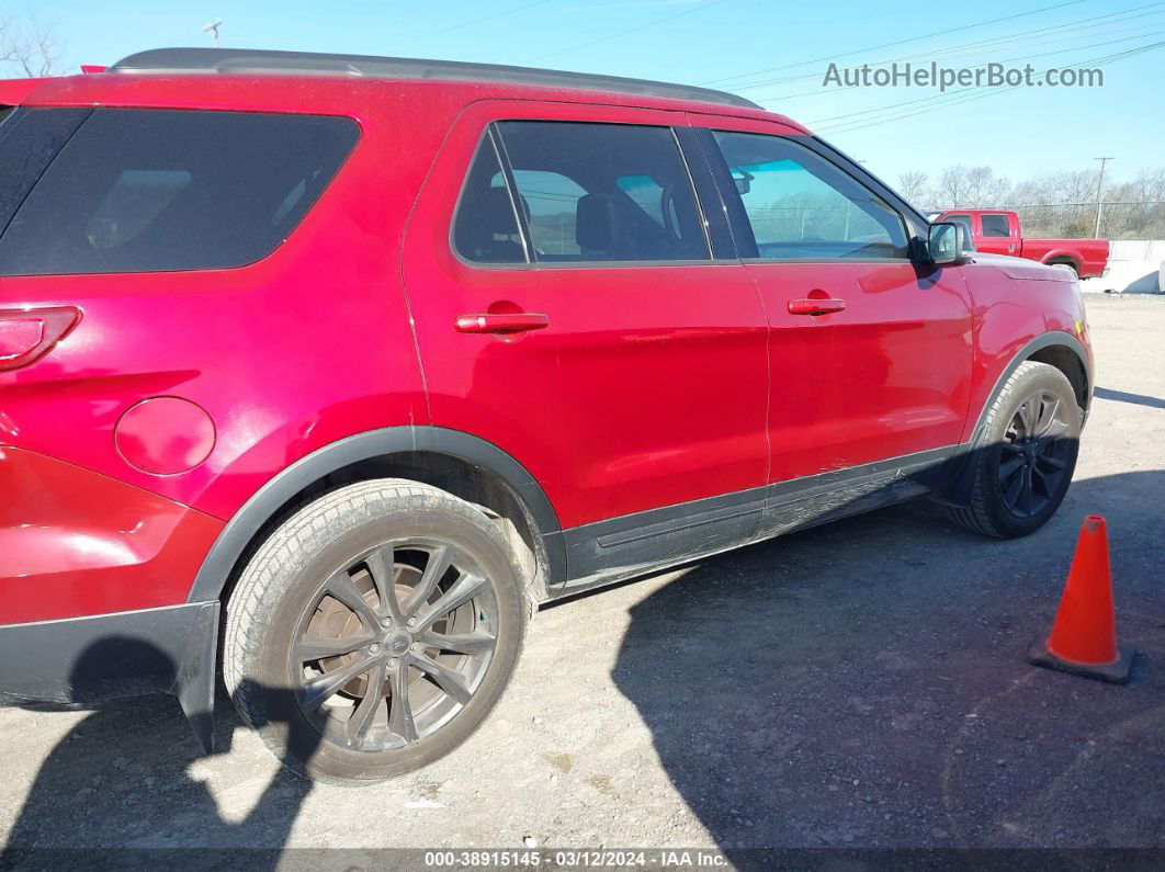 2017 Ford Explorer Xlt Red vin: 1FM5K8D8XHGB26041