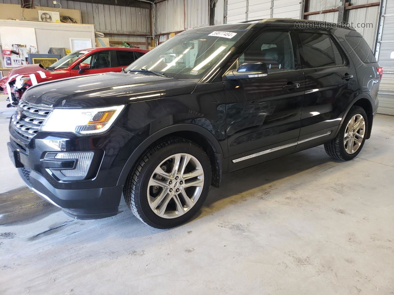 2017 Ford Explorer Xlt Black vin: 1FM5K8D8XHGB33202