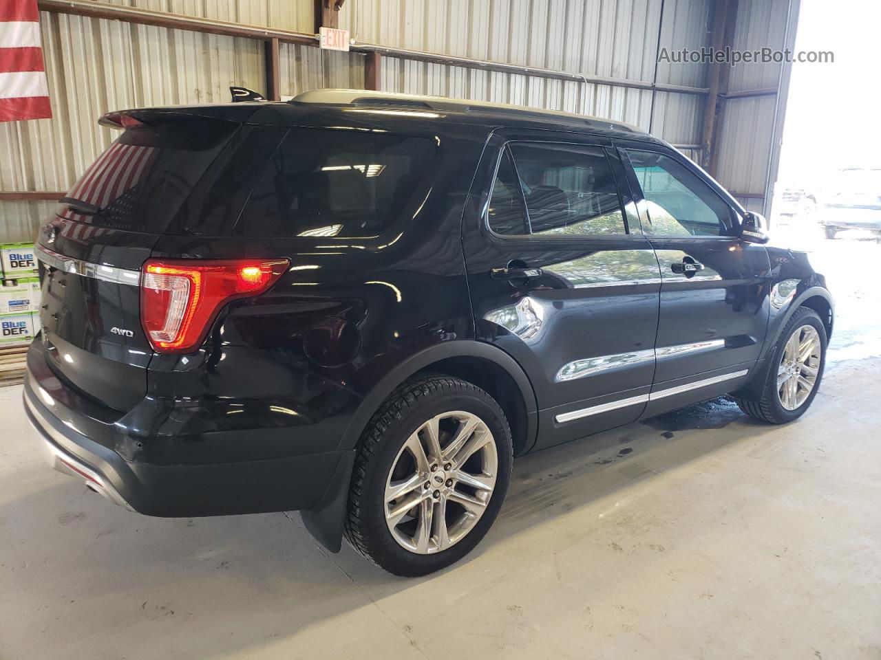 2017 Ford Explorer Xlt Black vin: 1FM5K8D8XHGB33202