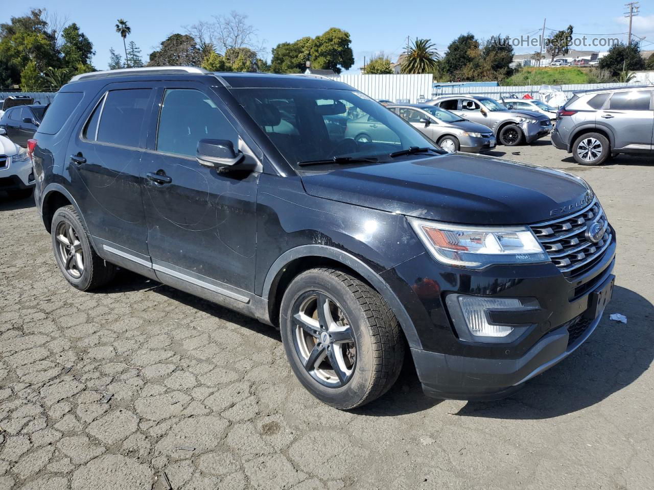 2017 Ford Explorer Xlt Black vin: 1FM5K8D8XHGC62234