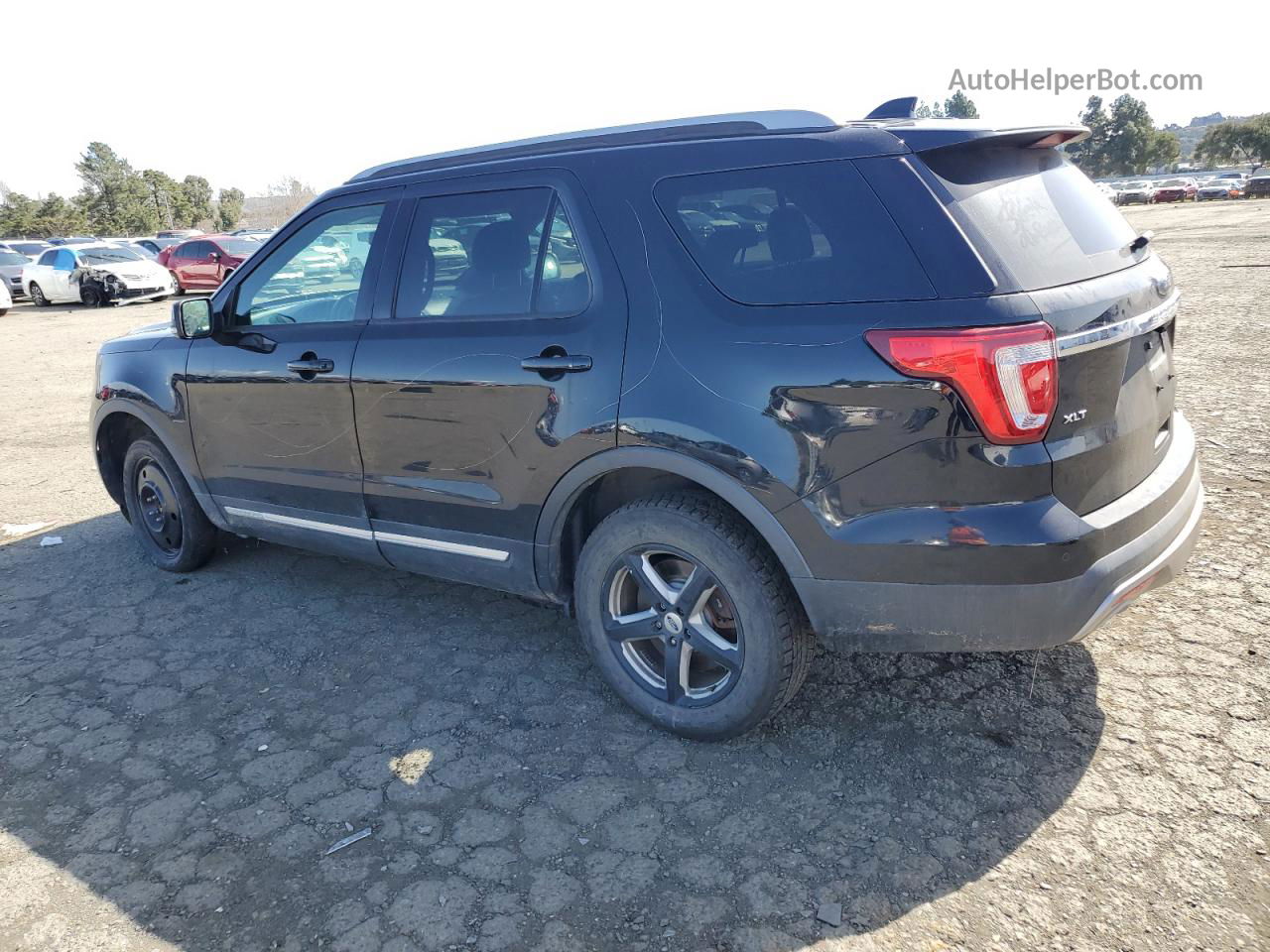 2017 Ford Explorer Xlt Black vin: 1FM5K8D8XHGC62234