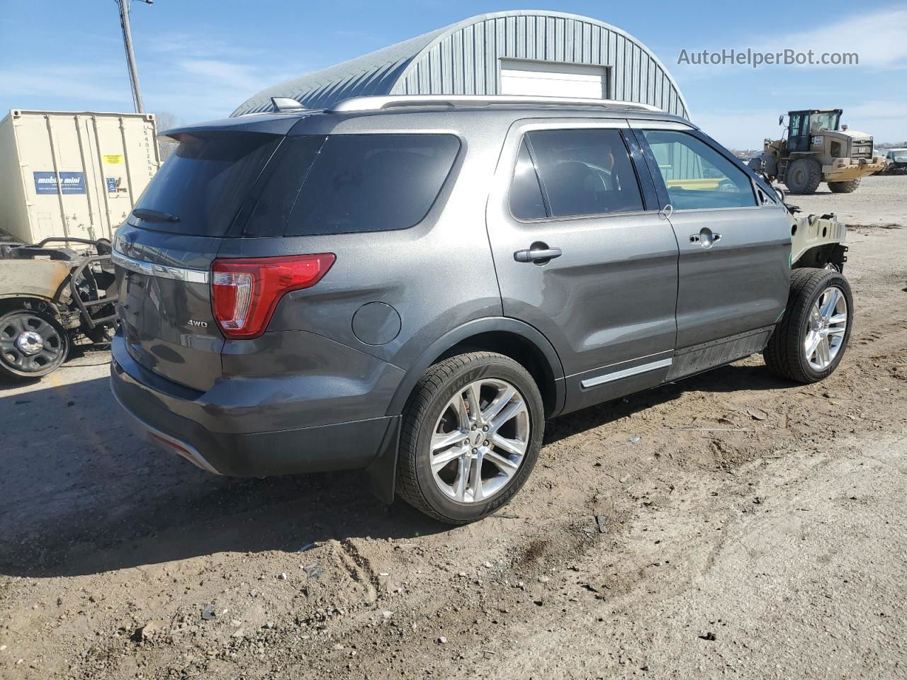 2017 Ford Explorer Xlt Gray vin: 1FM5K8D8XHGD24635