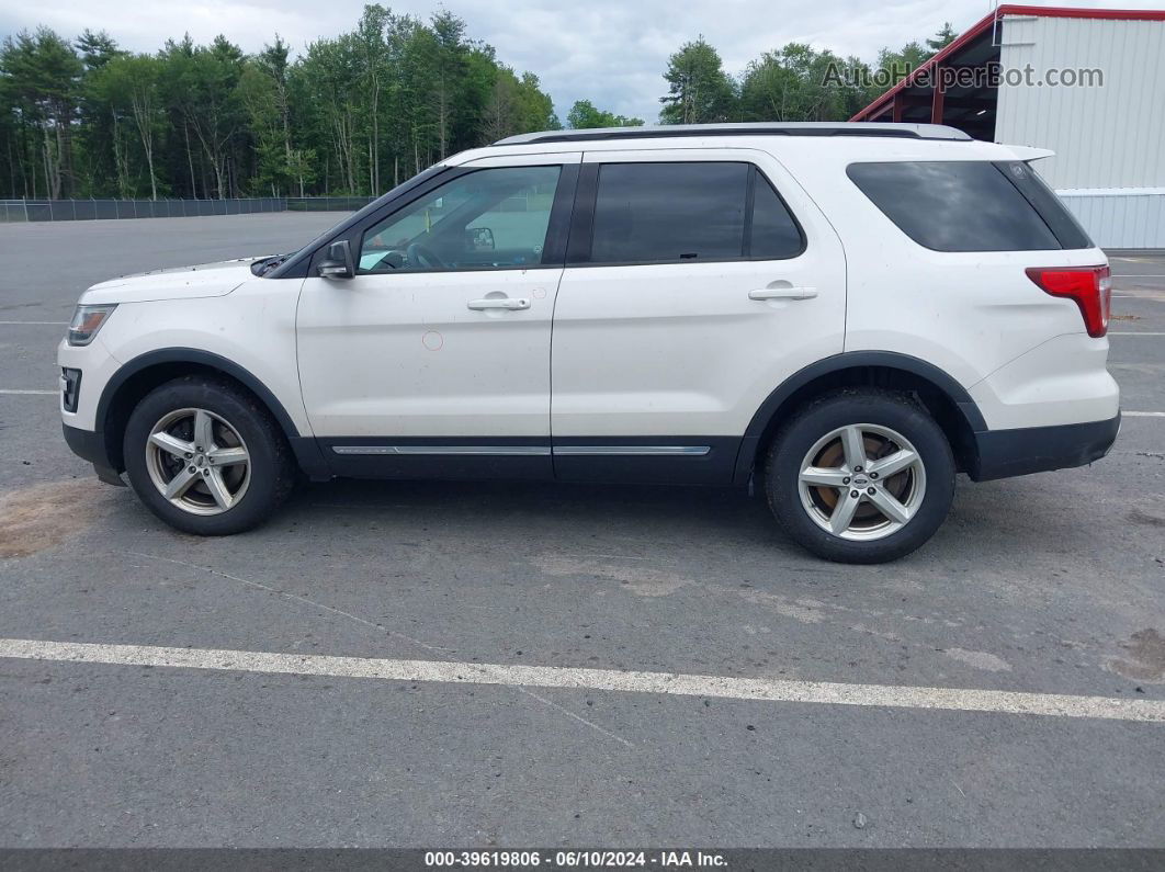 2017 Ford Explorer Xlt White vin: 1FM5K8D8XHGD73754