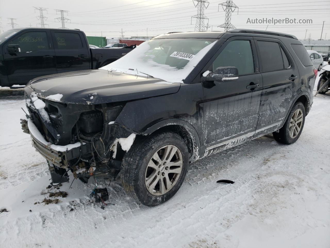 2018 Ford Explorer Xlt Black vin: 1FM5K8D8XJGA21957