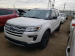 2018 Ford Explorer Xlt White vin: 1FM5K8D8XJGA66090