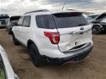 2018 Ford Explorer Xlt White vin: 1FM5K8D8XJGA66090