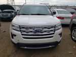 2018 Ford Explorer Xlt White vin: 1FM5K8D8XJGA66090