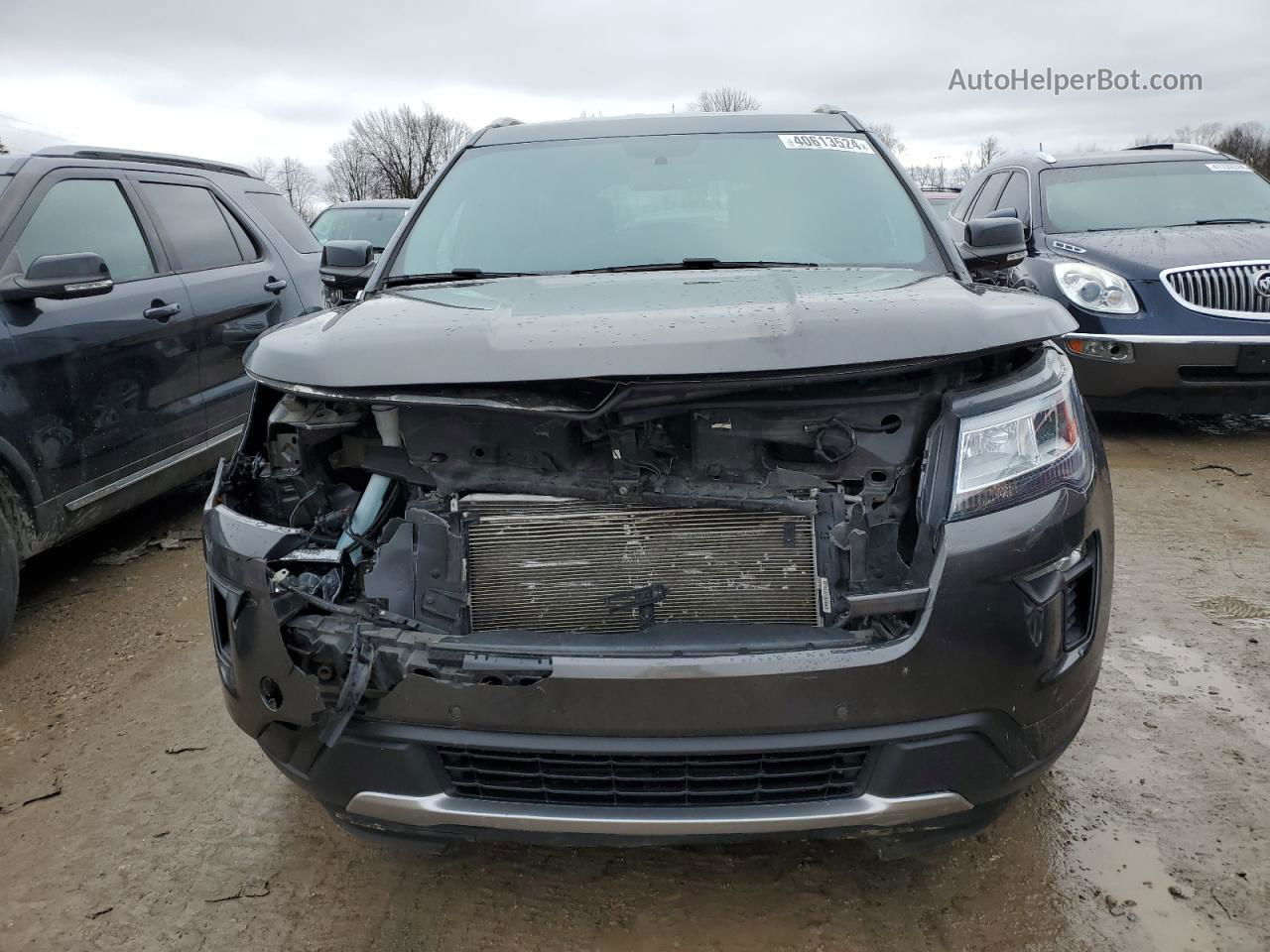 2018 Ford Explorer Xlt Black vin: 1FM5K8D8XJGB06510