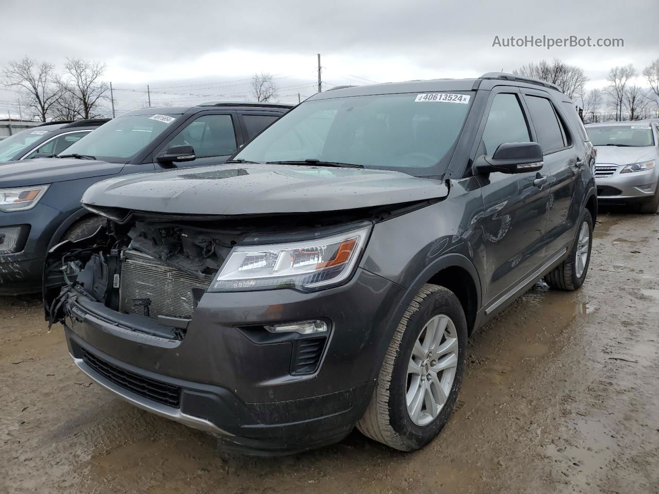 2018 Ford Explorer Xlt Черный vin: 1FM5K8D8XJGB06510