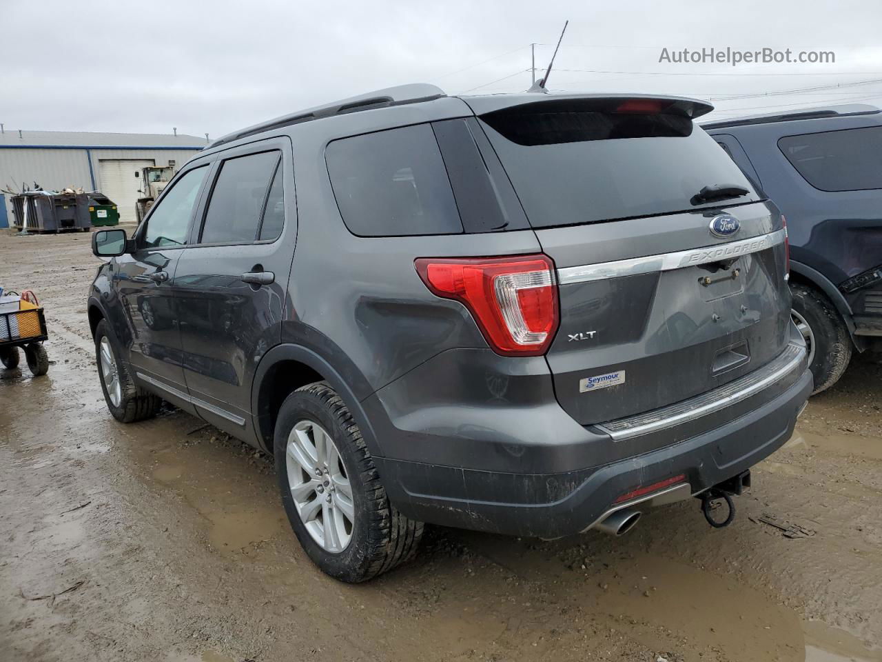 2018 Ford Explorer Xlt Черный vin: 1FM5K8D8XJGB06510