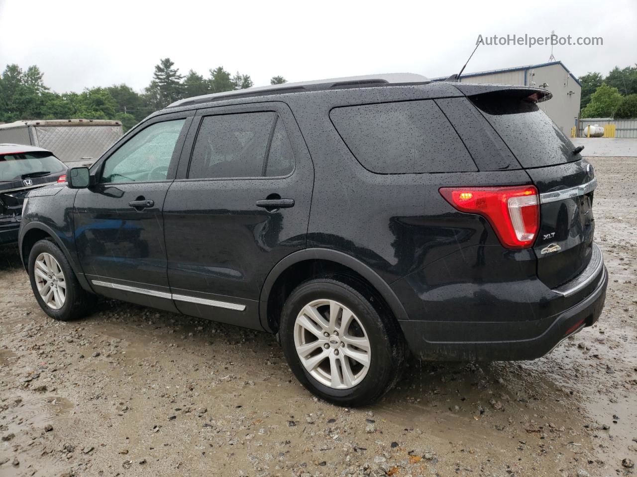 2018 Ford Explorer Xlt Черный vin: 1FM5K8D8XJGB35134