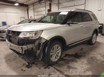 2018 Ford Explorer Xlt Silver vin: 1FM5K8D8XJGB60504