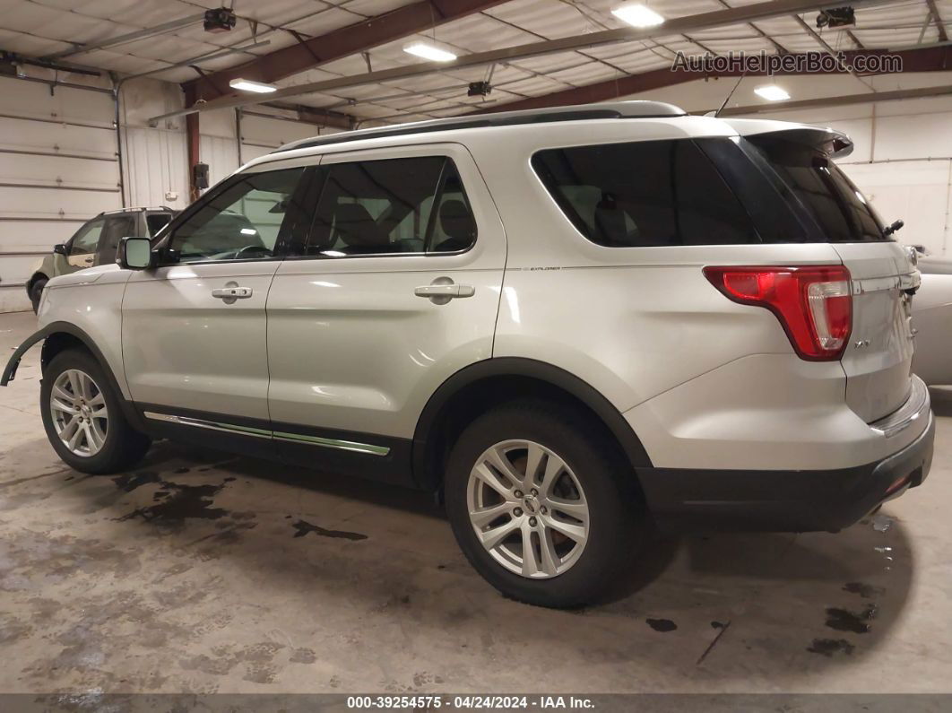 2018 Ford Explorer Xlt Silver vin: 1FM5K8D8XJGB60504