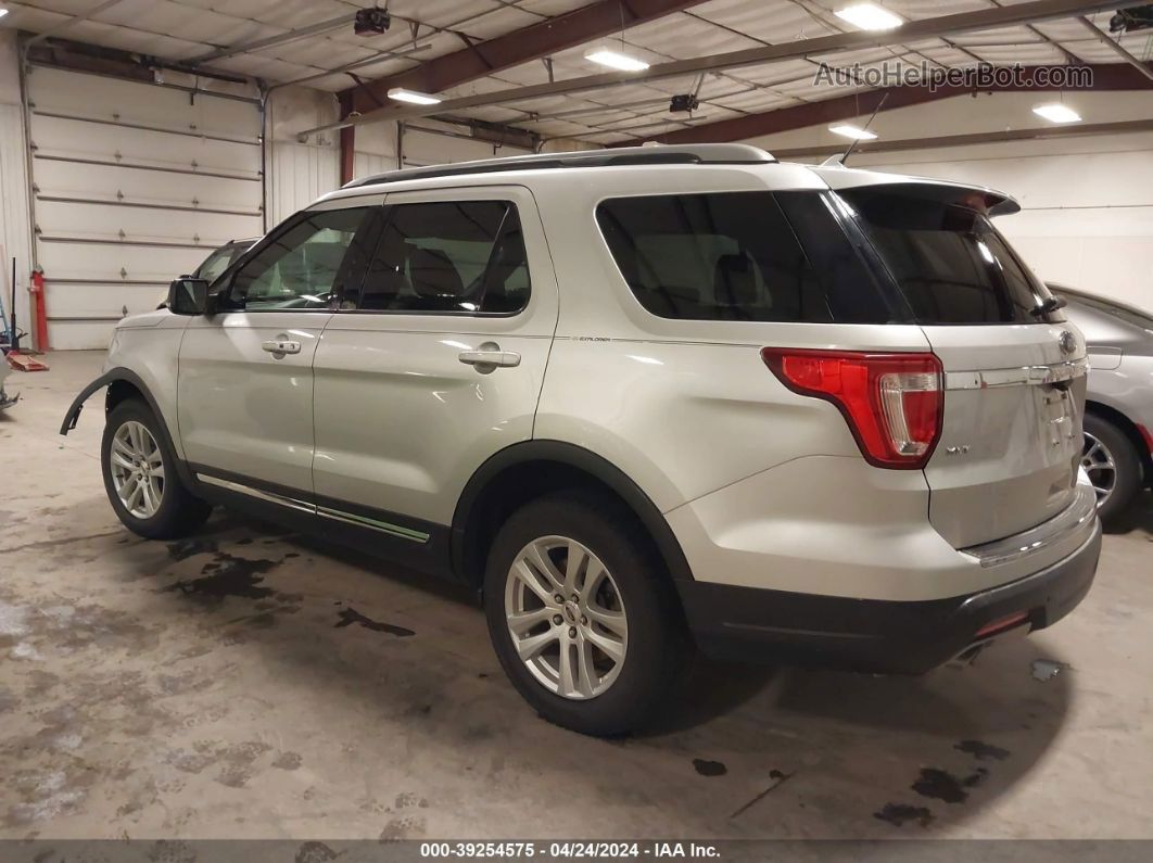 2018 Ford Explorer Xlt Silver vin: 1FM5K8D8XJGB60504