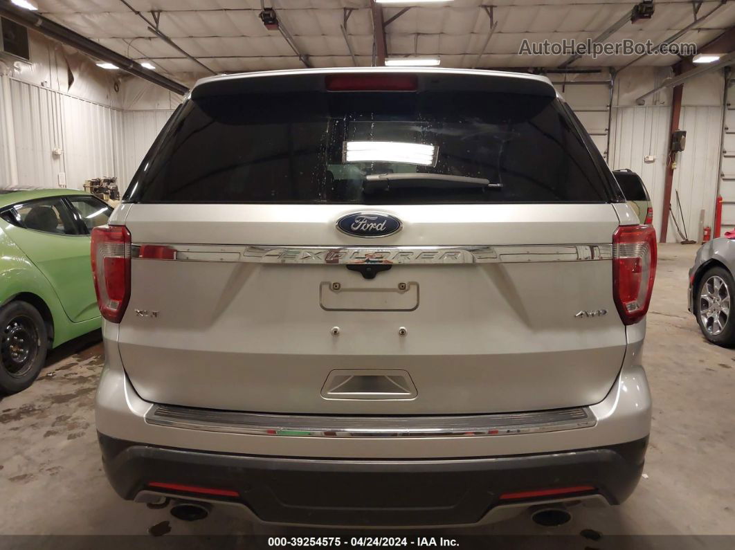 2018 Ford Explorer Xlt Silver vin: 1FM5K8D8XJGB60504