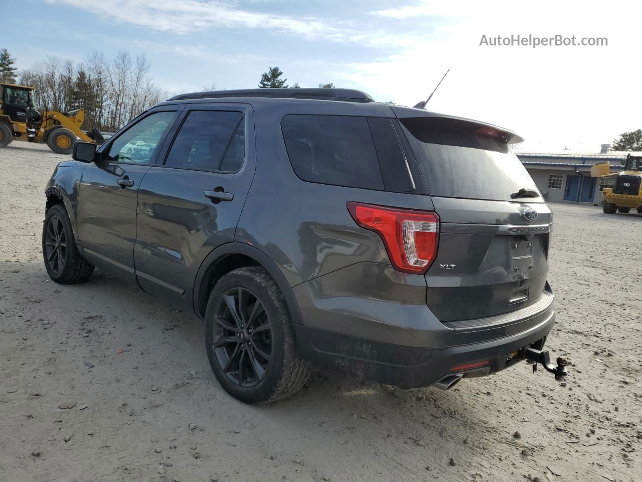 2018 Ford Explorer Xlt Gray vin: 1FM5K8D8XJGB60745