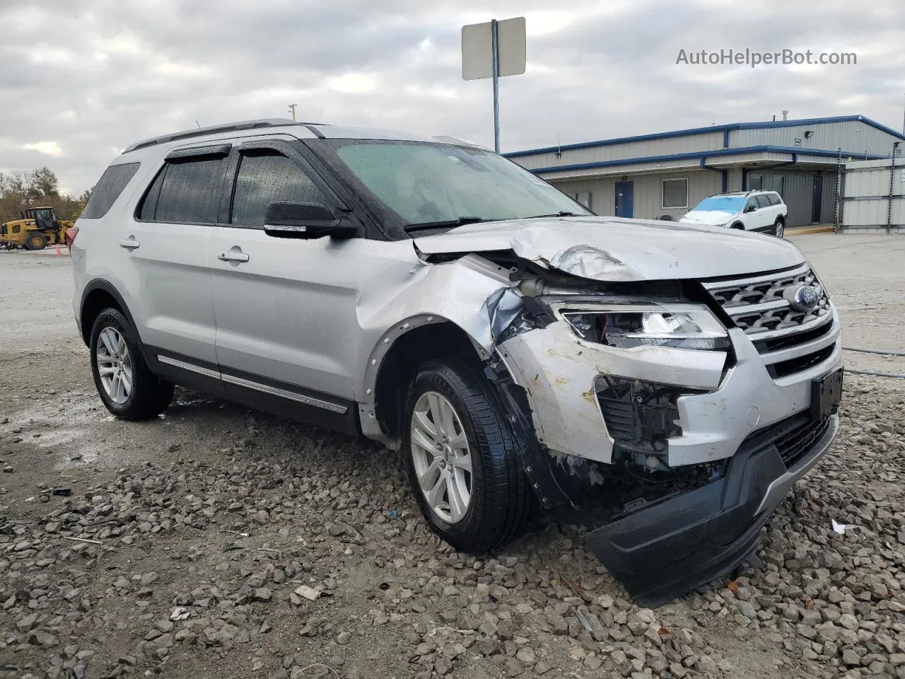 2018 Ford Explorer Xlt Silver vin: 1FM5K8D8XJGB93874