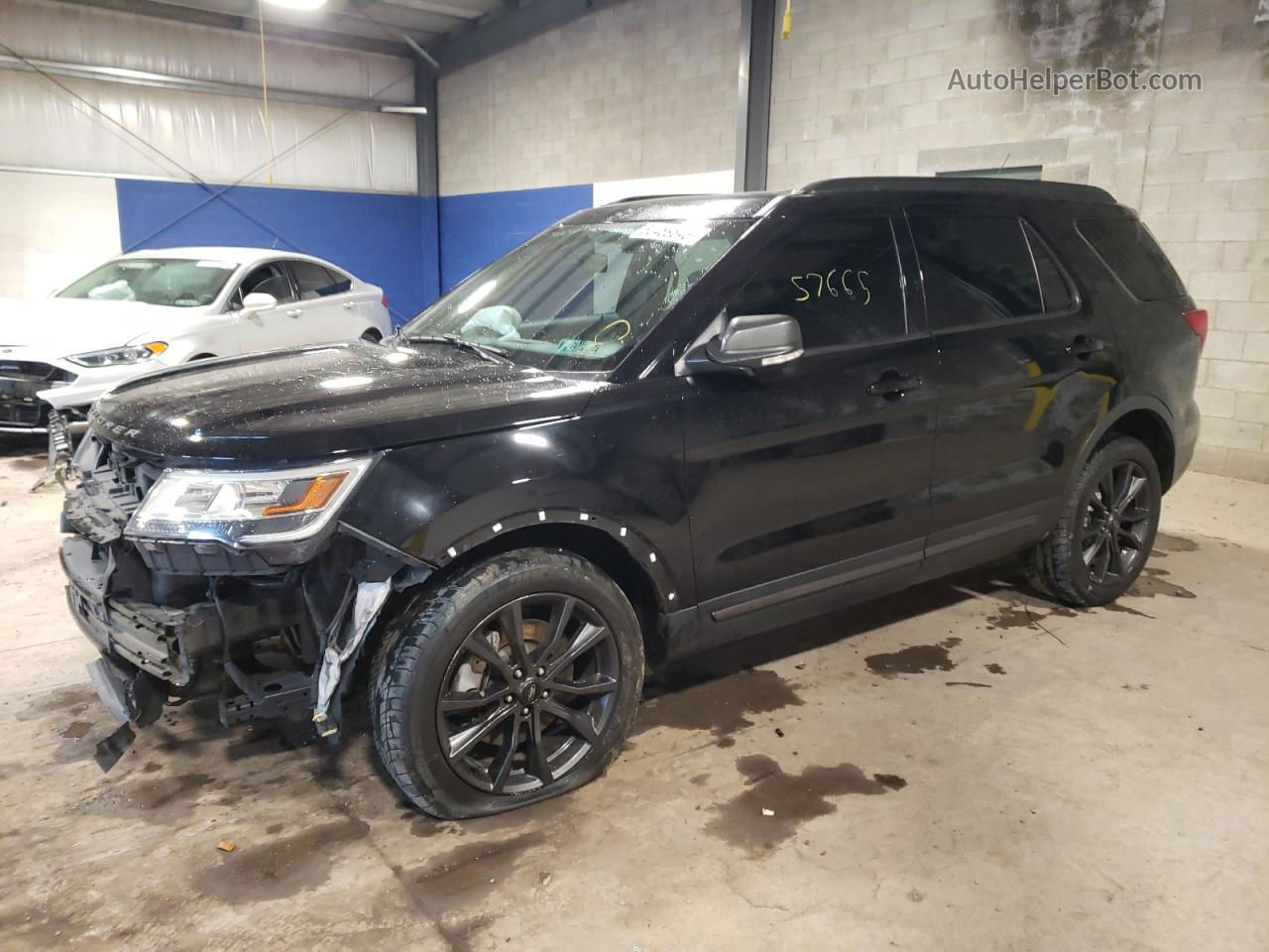 2018 Ford Explorer Xlt Black vin: 1FM5K8D8XJGC79671