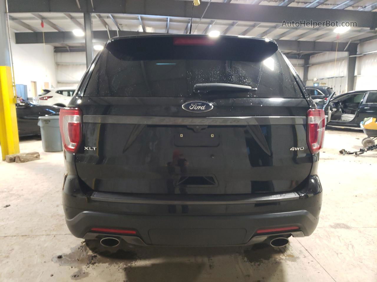 2018 Ford Explorer Xlt Black vin: 1FM5K8D8XJGC79671