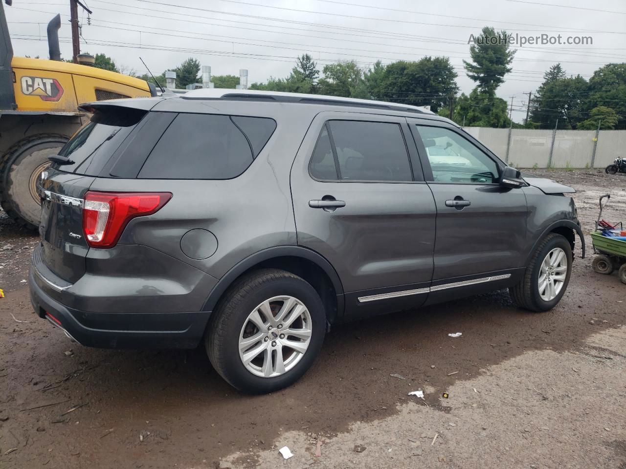 2018 Ford Explorer Xlt Gray vin: 1FM5K8D8XJGC79802